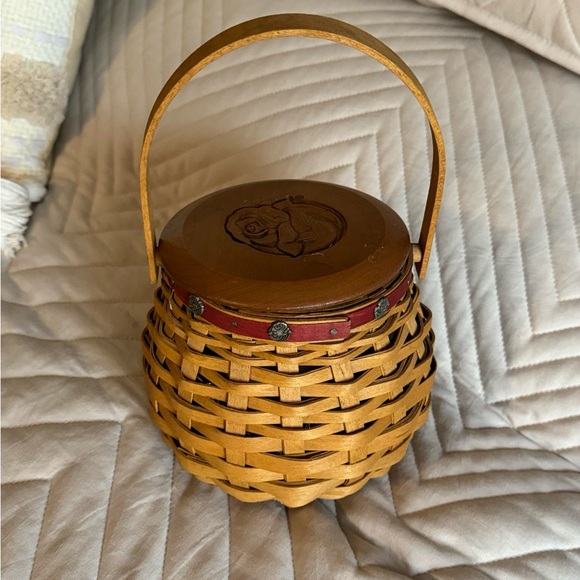 Longaberger 2004 LET ME CALL YOU SWEETHEART BASKET SET, Rose Parade Tie-On - Picture 2 of 6